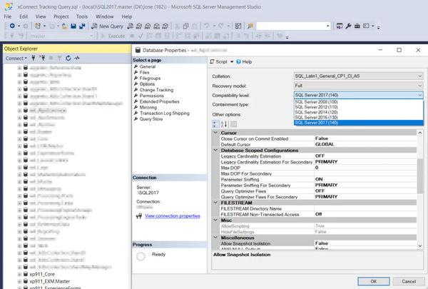 Upgrade Finished Remember To Check The Database Compatibility Level In SQL Server Upgrade finished remember to check the database compatibility level in sql server